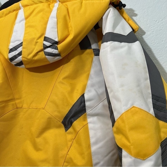 Spider womens yellow winter ski snowboarding snow coat jacket size small - Picture 4 of 6